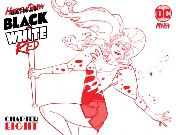 Harley Quinn: Black + White + Red (Harley Quinn: Black + White + Red #8)