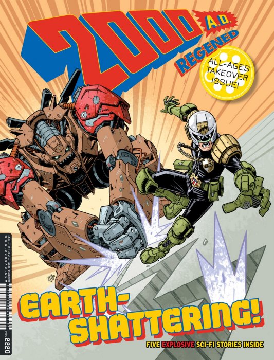 2000 AD Regened: Earth shattering (2000 AD #2220)
