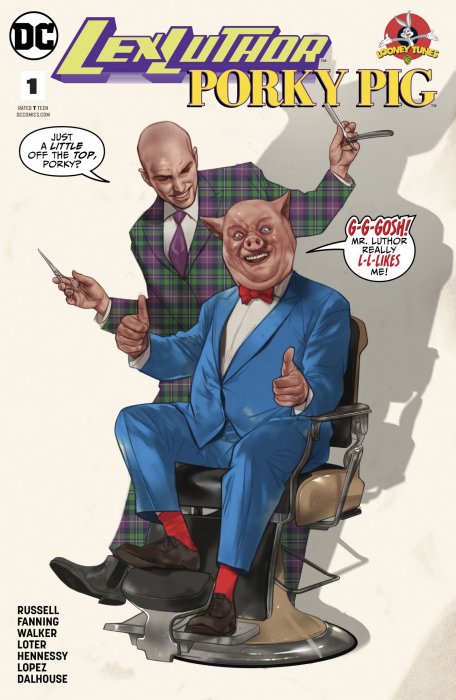 Lex Luthor / Porky Pig (DC Meets Looney Tunes #1)