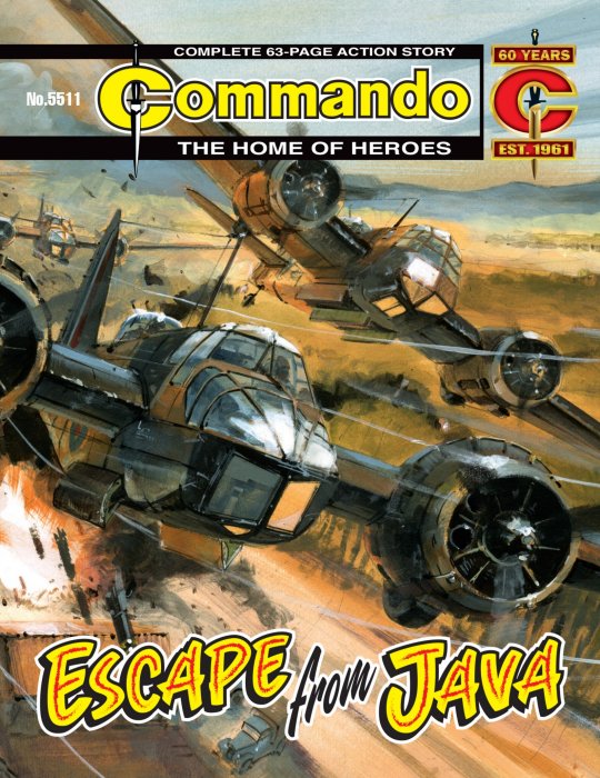 Commando: Escape From Java (Commando #5511)