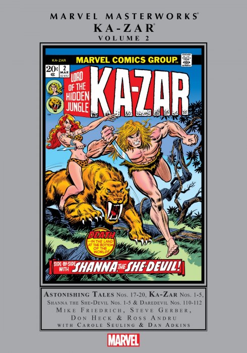 Marvel Masterworks: Ka-zar, Volume 2 (Daredevil #110-112, Ka-Zar Vol. 2 #1-5, Shanna the She-Devil #1-5)