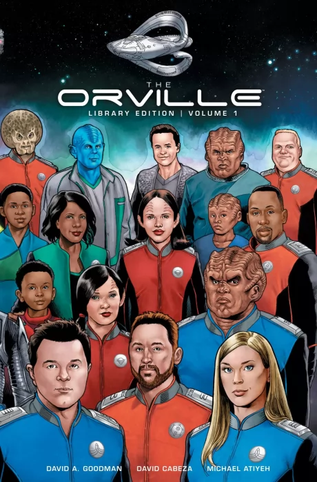 The Orville Library Edition, Volume 1 (The Orville #1-4,  The Orville Vol. 2 #1-4, The Orville: Artifacts #1-2, The Orville: Digressions #1-2)