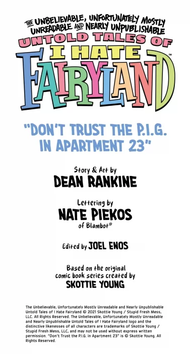 Untold Tales Of I Hate Fairyland (Untold Tales Of I Hate Fairyland #1)
