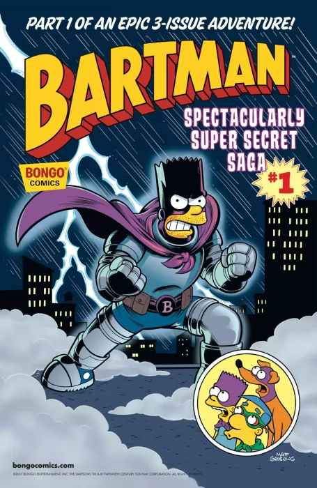 Bartman Spectacularly Super Secret Saga (Bartman Spectacularly Super Secret Saga #1)
