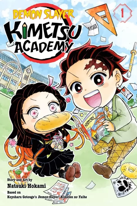 Demon Slayer: Kimetsu Academy&#44; Volume 1 (Demon Slayer: Kimetsu Academy #1-5)
