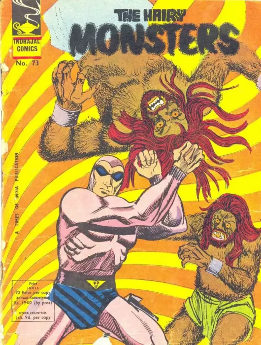 Indrajal Comics: The Hairy Monsters (Indrajal Comics #73)