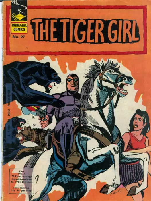 Indrajal Comics: The Tiger Girl (Indrajal Comics #97)