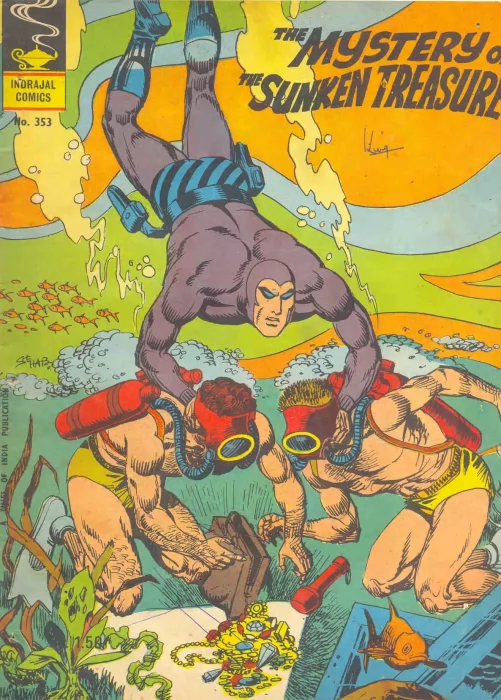 Indrajal Comics: The Mystery Of The Sunken Treasure (Indrajal Comics #353)