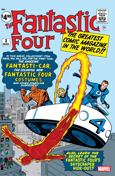 Fantastic Four&#44; Facsimile Edition (Fantastic Four #3)