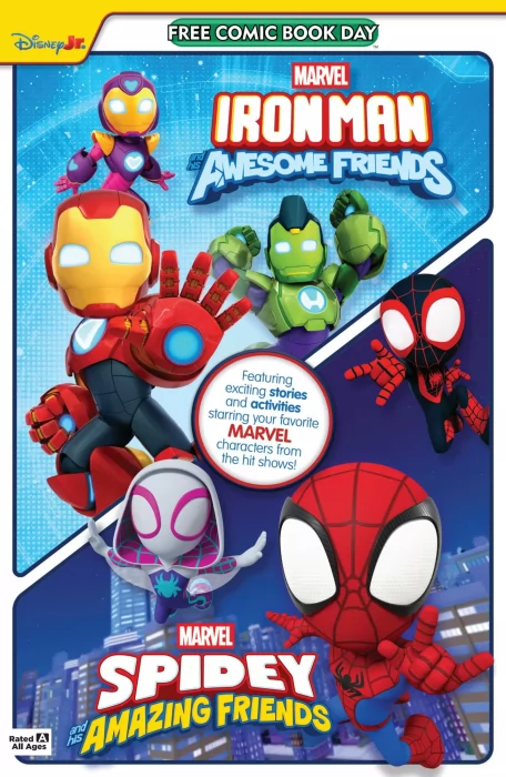 Free Comic Book Day 2025: Iron Man & His Awesome Friends / Spidey & His Amazing Friends (Free Comic Book Day 2025)