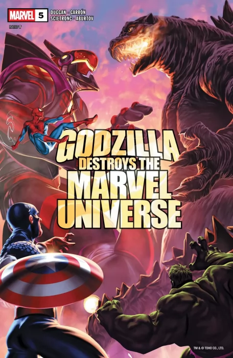 Godzilla Destroys the Marvel Universe (Godzilla Destroys the Marvel Universe #5)