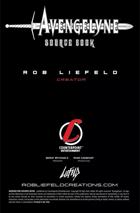 Avengelyne Source Book