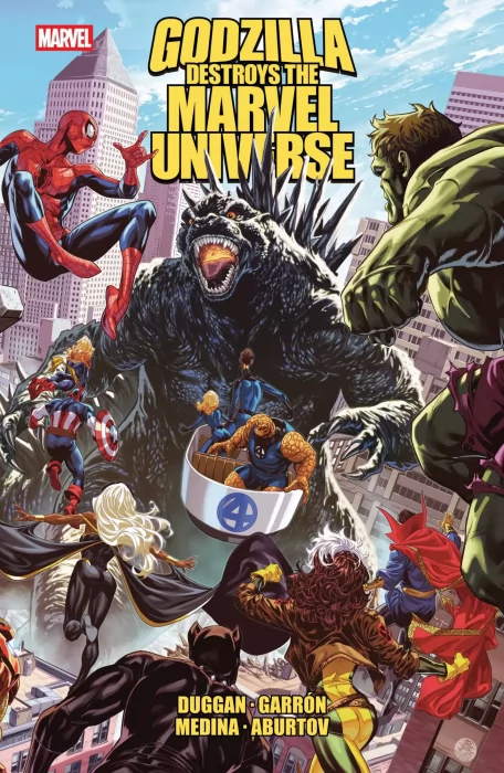 Godzilla Destroys the Marvel Universe (Godzilla Destroys the Marvel Universe #1-5)