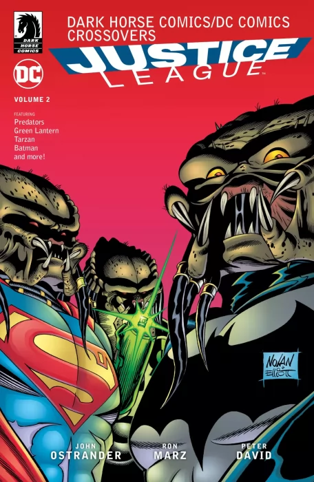 Dark Horse Comics / DC Comics: Justice League, Volume 2 (Green Lantern vs. Aliens #1-4, Batman / Tarzan: Claws of the Cat-Woman #1-4, Spyboy / Young )