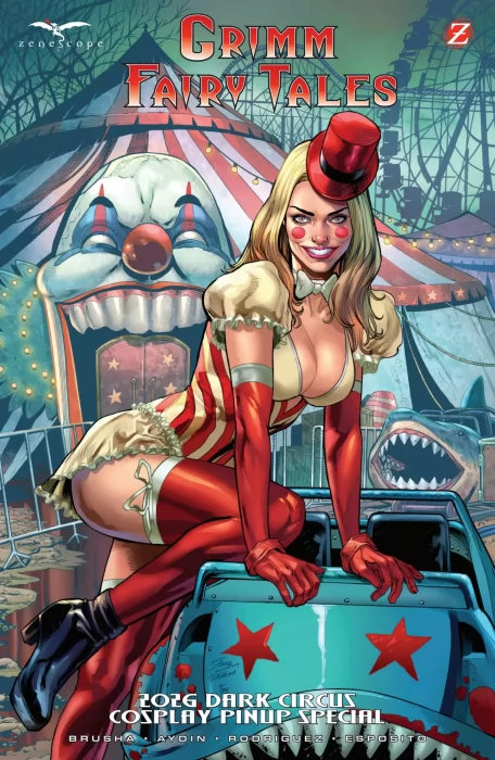 Grimm Fairy Tales: 2026 Dark Circus Cosplay Pinup Special